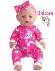 Sweet Dolly cute bunny jumpsuit adds charm for 14–18 inch doll playtime.