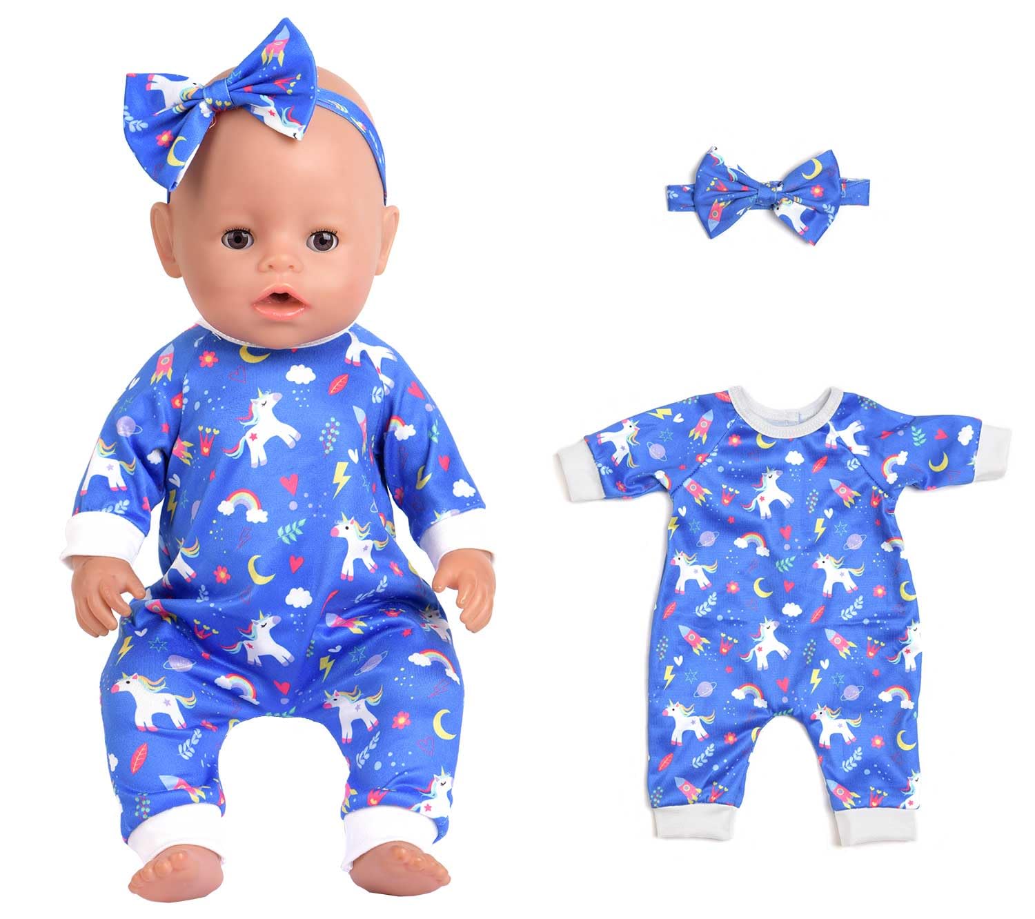 Sweet Dolly pink bunny jumpsuit with headband for playful dressing