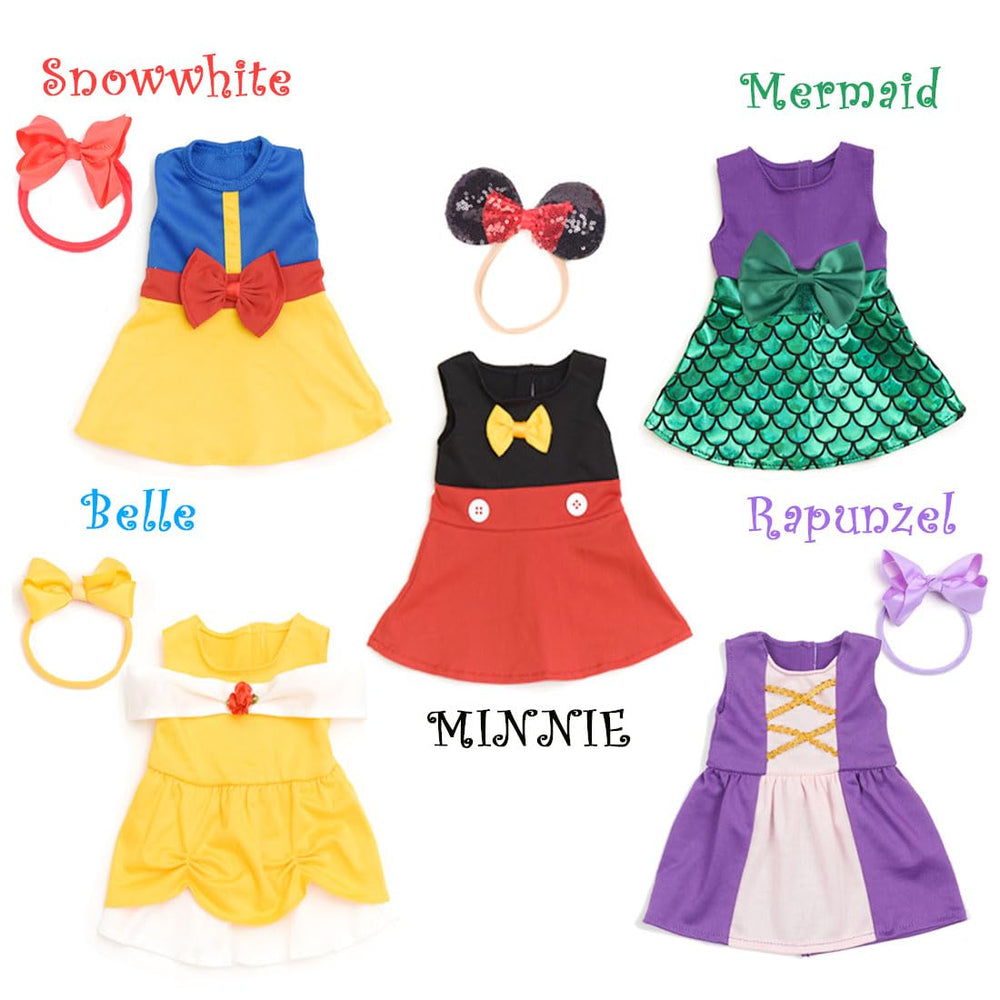Sweet Dolly purple and green mermaid dress for imaginative ocean scenes.