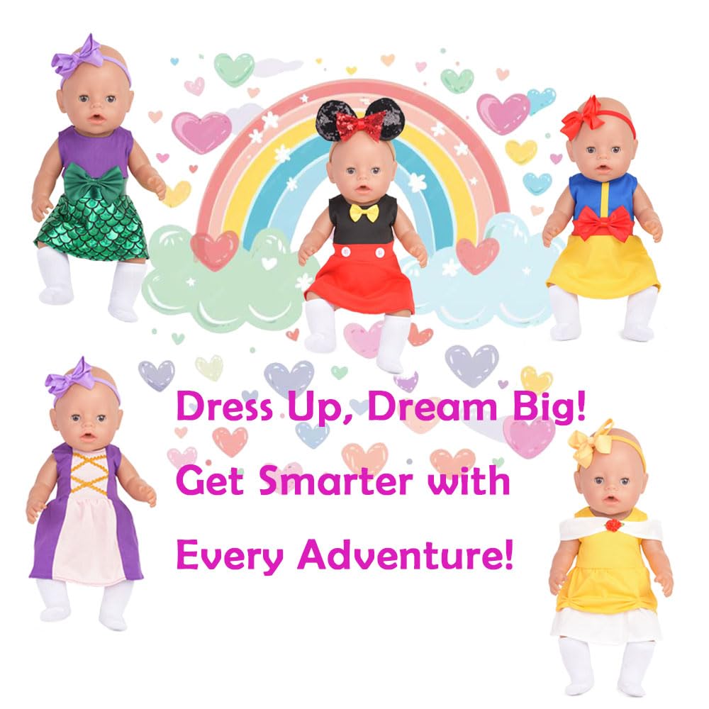 Sweet Dolly yellow bell dress with yellow bow, cheerful and bright.
