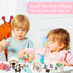 SweetAce food and water bowls for nurturing pretend play scenarios