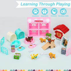 SweetAce imaginative puppy care center scene fosters storytelling and social interaction