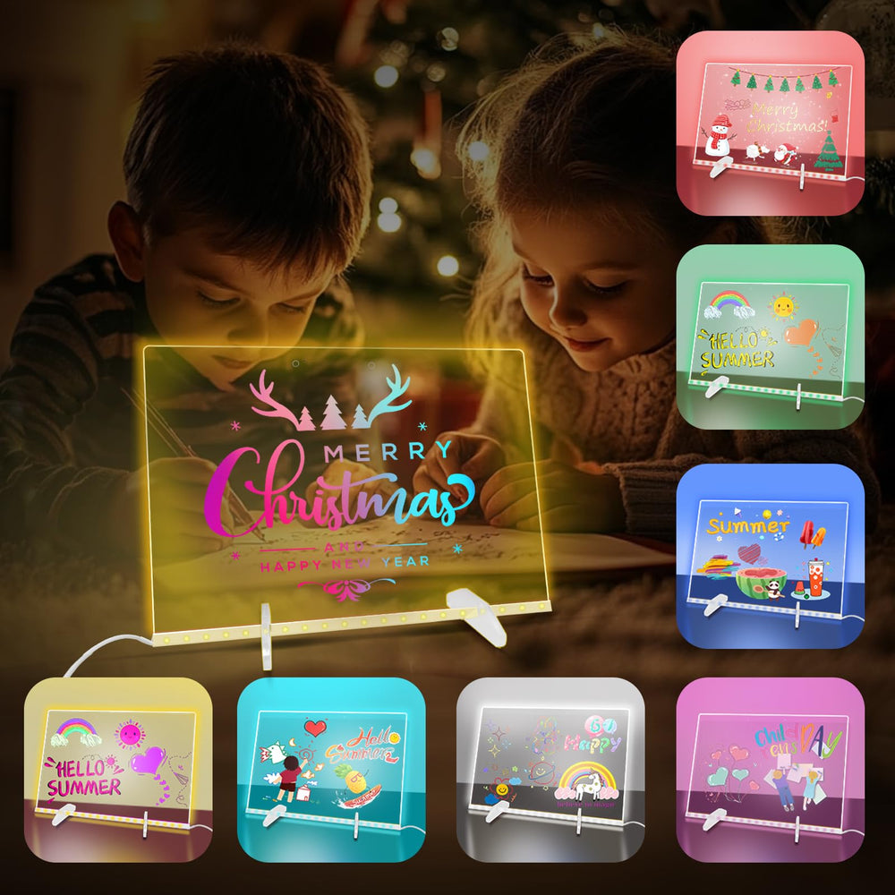 Sweetone acrylic dry erase board showing color-enabled surface for notes and drawings