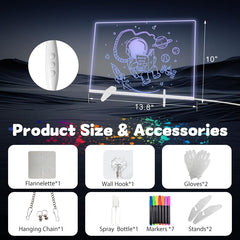 Sweetone gift-set contents including brackets, hooks, and hanging chains