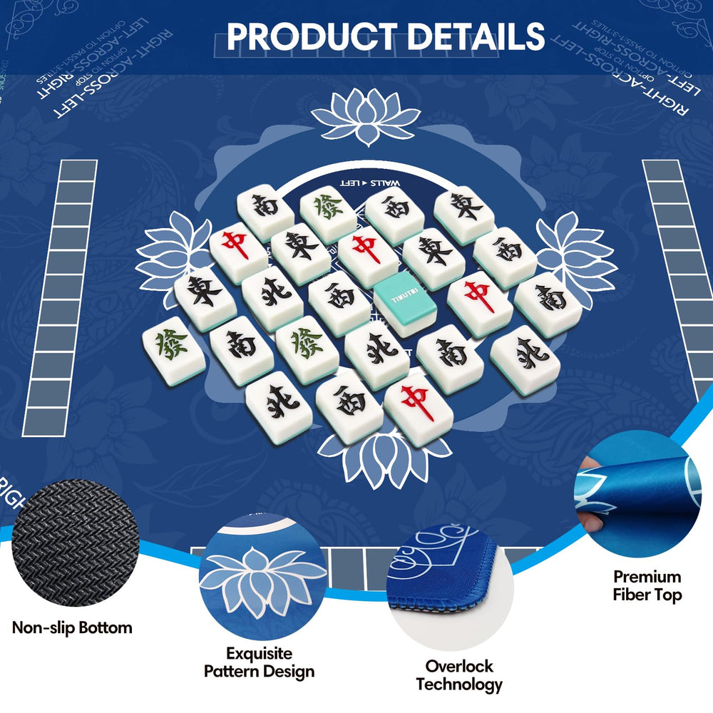 Sweetone Mahjong Mat’s noise-reducing surface creates calmer rounds.