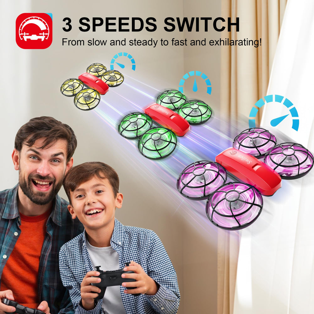 Swifsen drone offers 3D flips and loops for exciting stunts and skill-building.