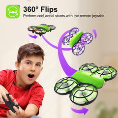Swifsen Kids Drone protective cover keeps blades safe during playful crashes.