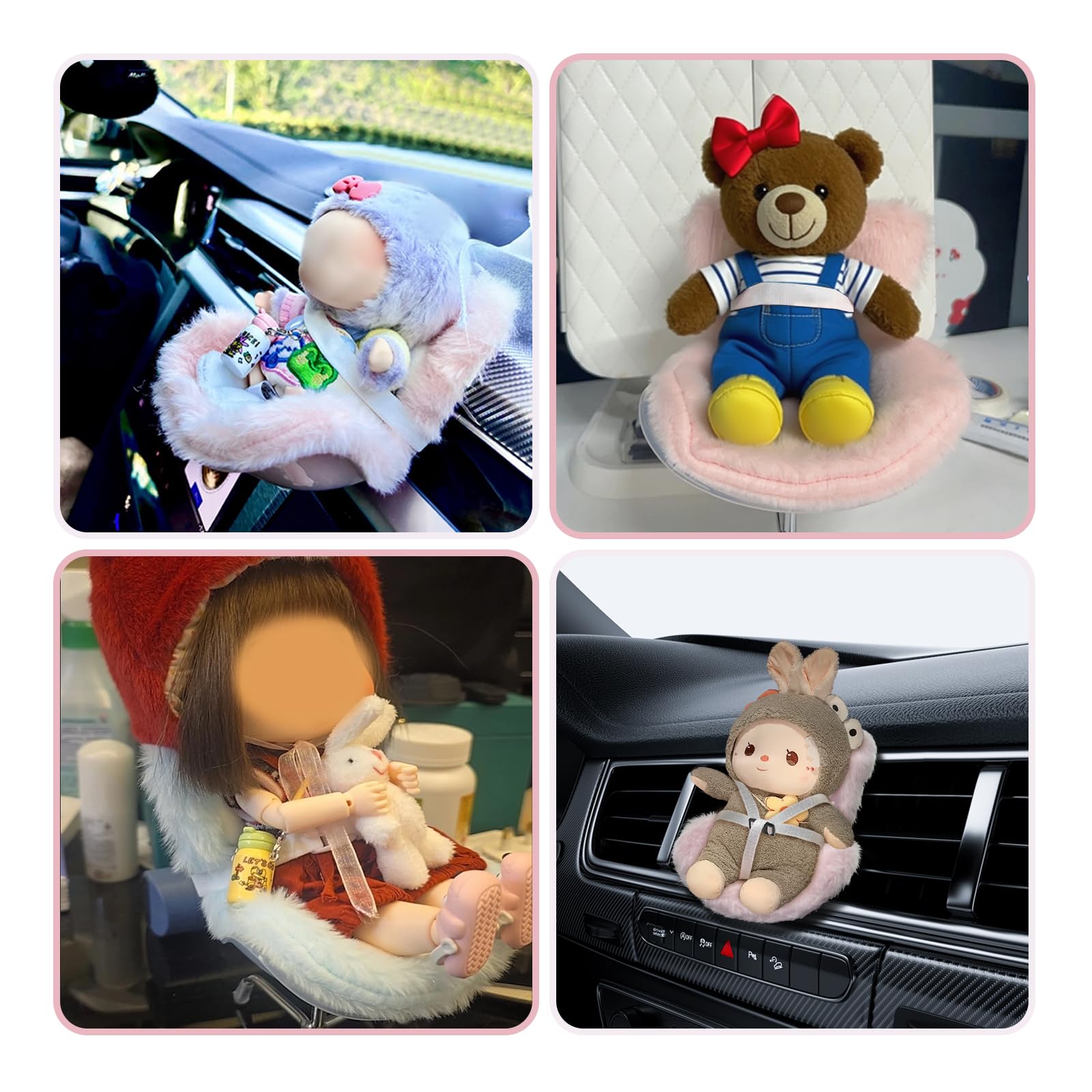 SwiftServ versatile car and desk ornament for doll lovers