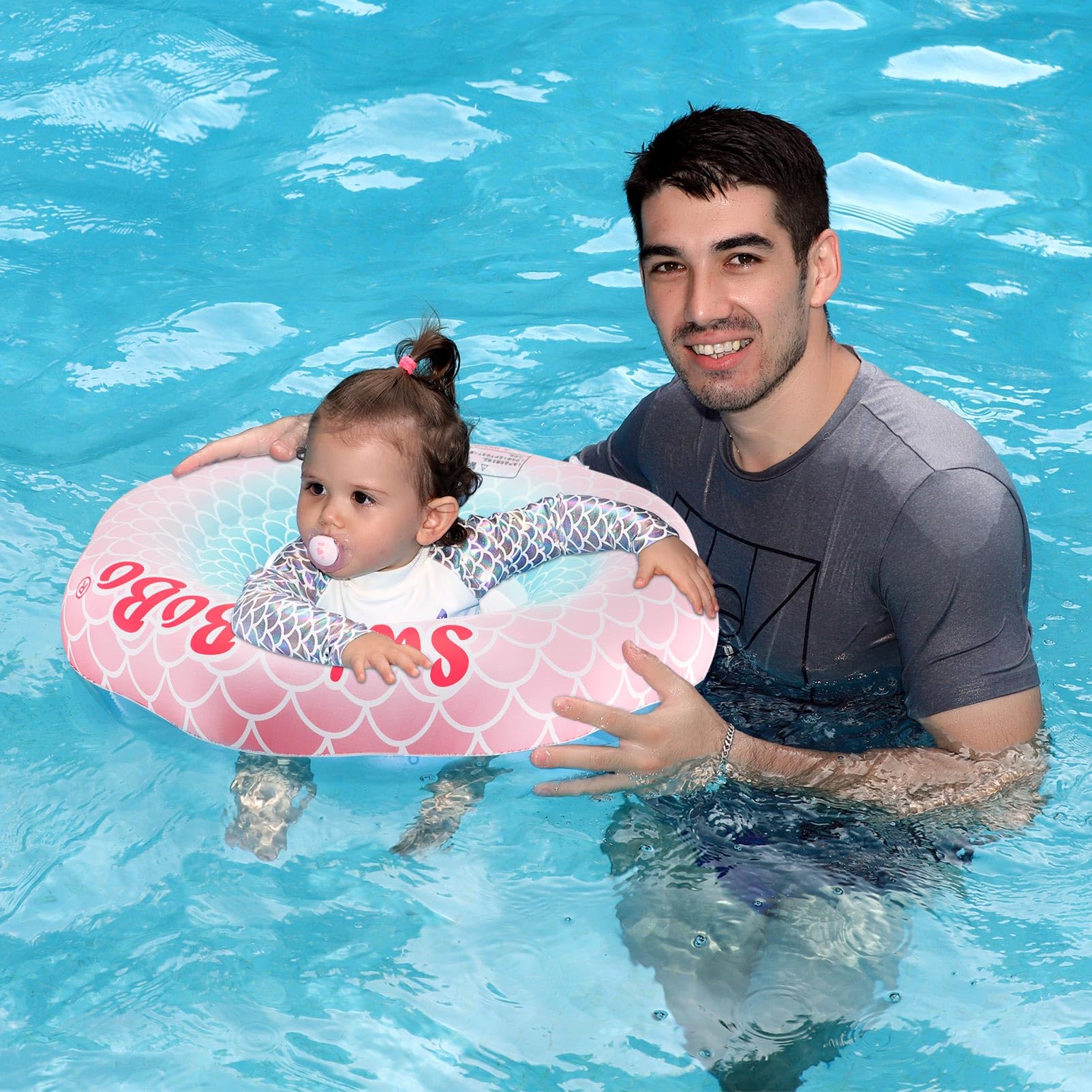 Swimbobo durable PVC material offers long-lasting, leak-proof performance.