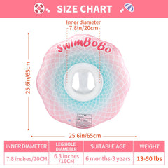 Swimbobo safety valves enable quick inflation and simple storage.