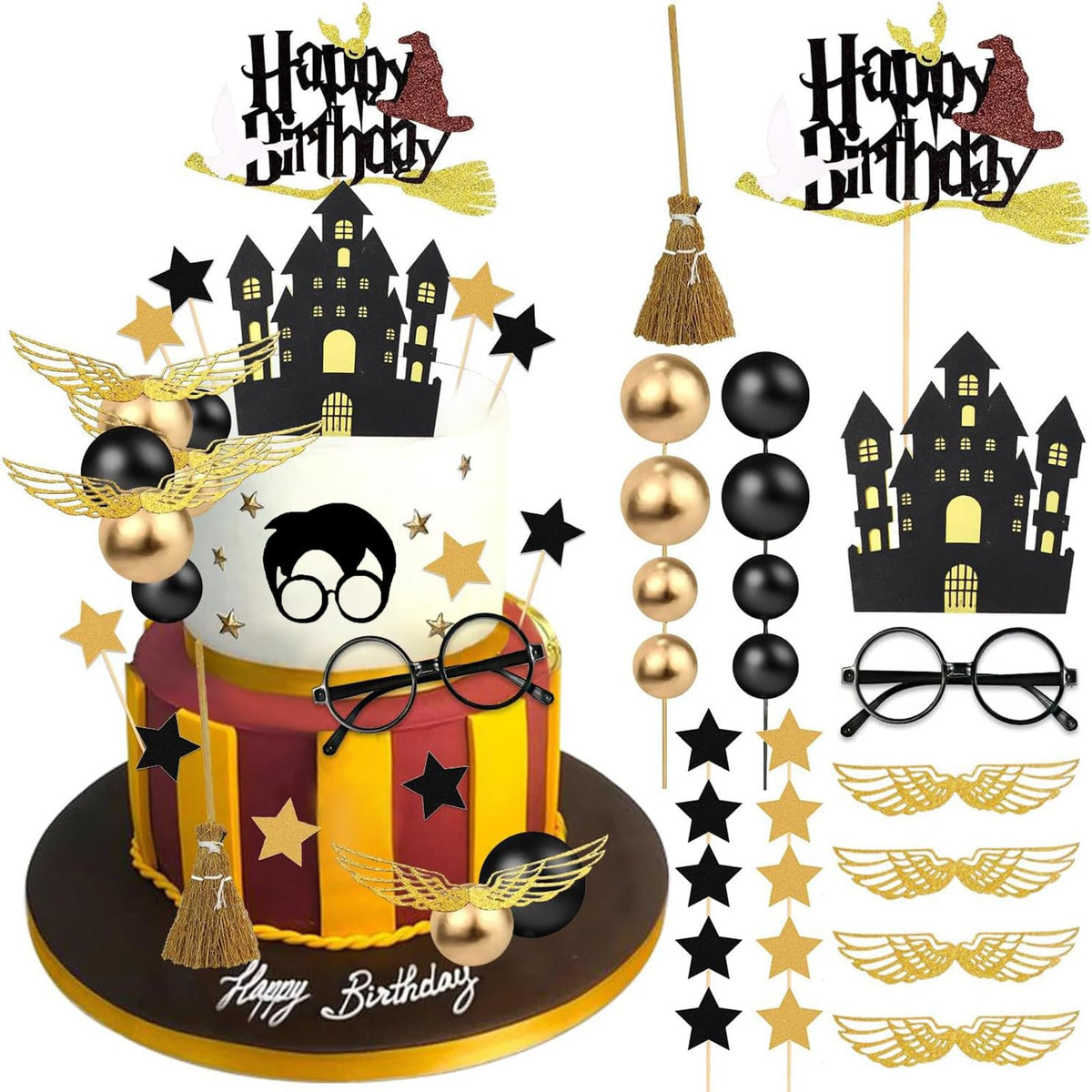 SWIMDOG wizard castle decor for a magical centerpiece and photo moments