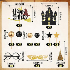 SWIMDOG wizard stars decor adds sparkle to birthday cakes and displays