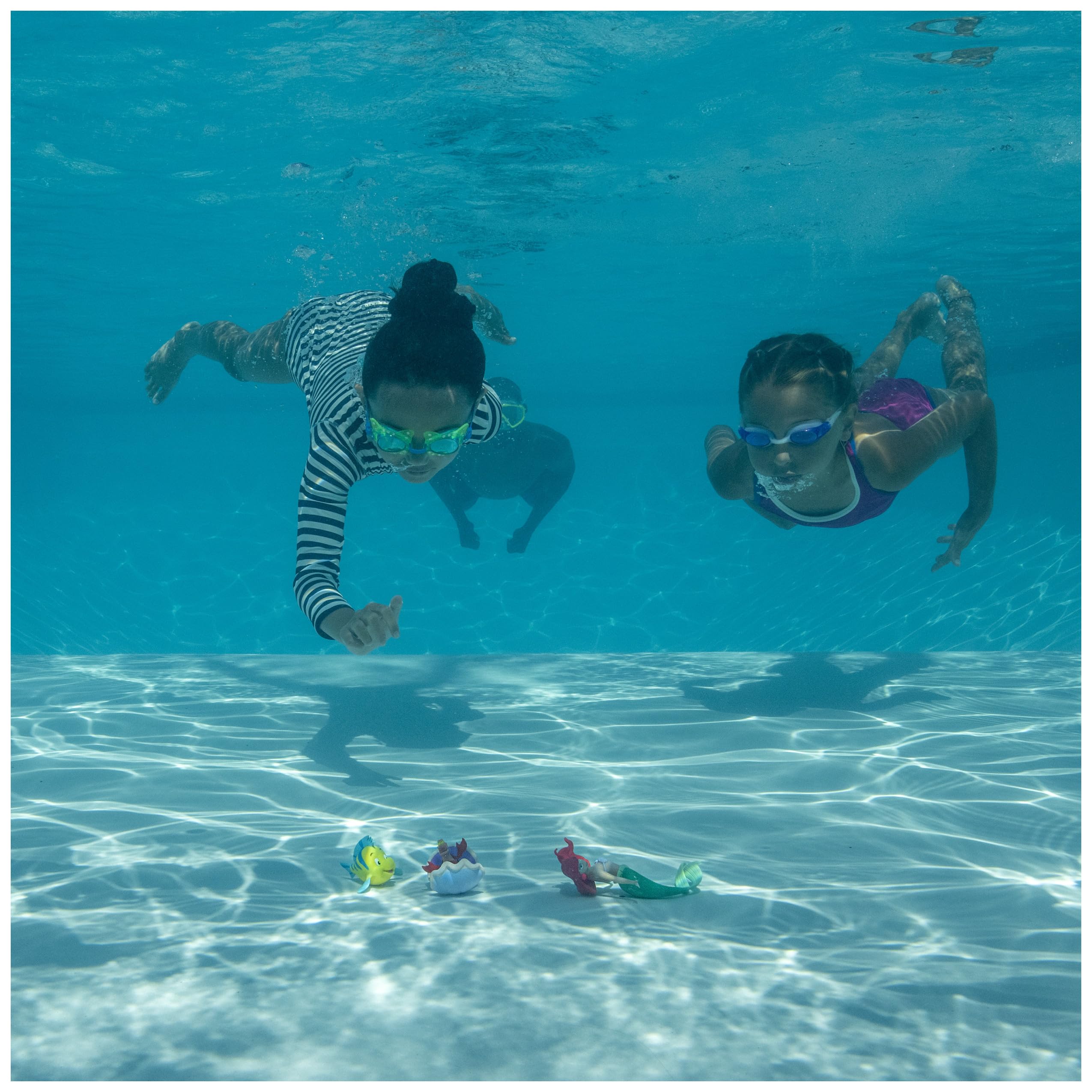 SwimWays Little Mermaid Sebastian dive toy ideal for kids' swim practice and play