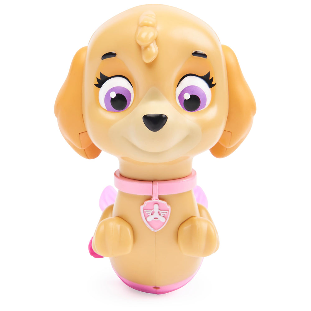 SwimWays Paw Patrol Paddlin' Pups on the beach for poolside play.