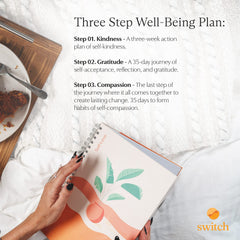 Switch Research Self-Love Journal premium paper and design enhance journaling enjoyment
