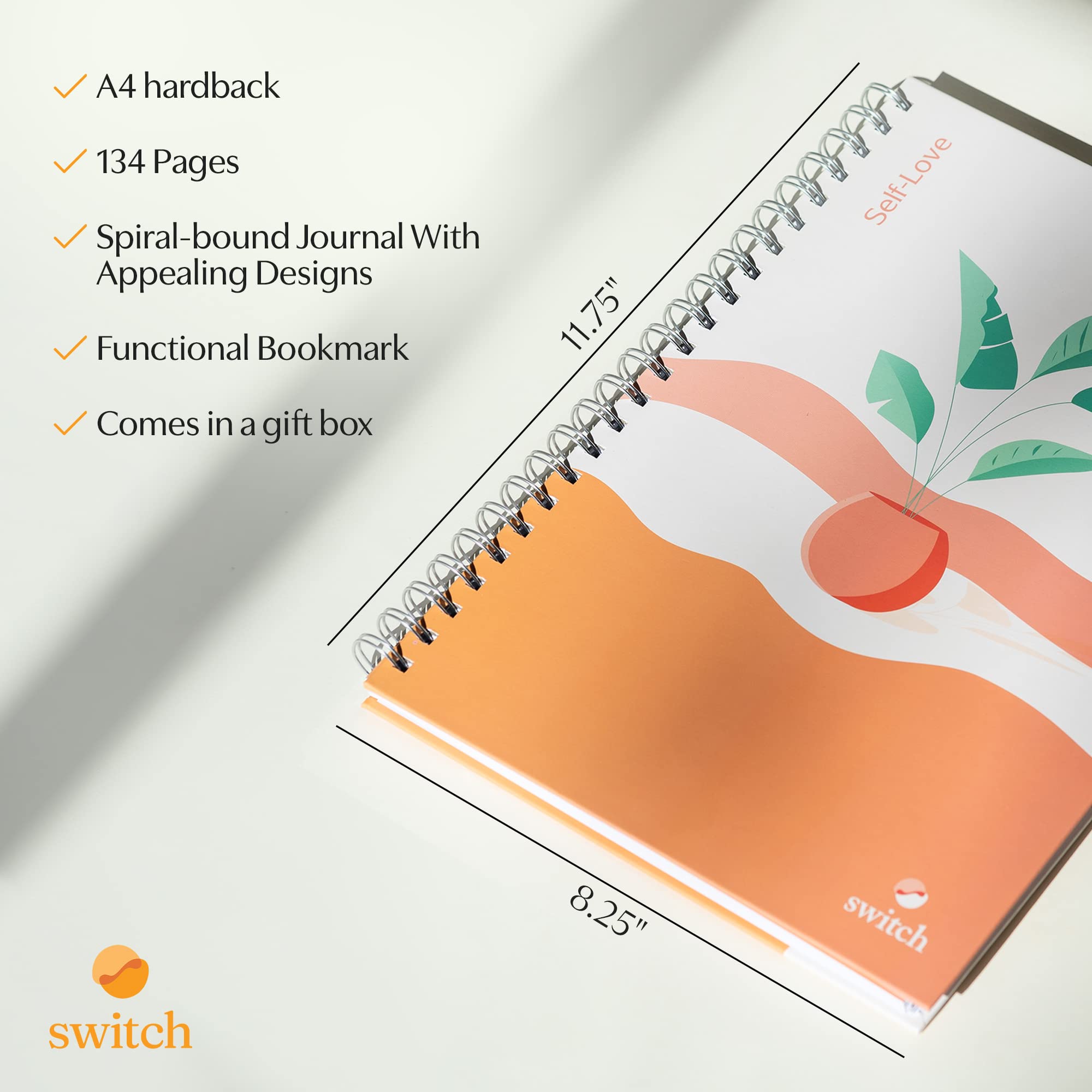 Switch Research Self-Love Journal week structure page illustrating 13-week journey