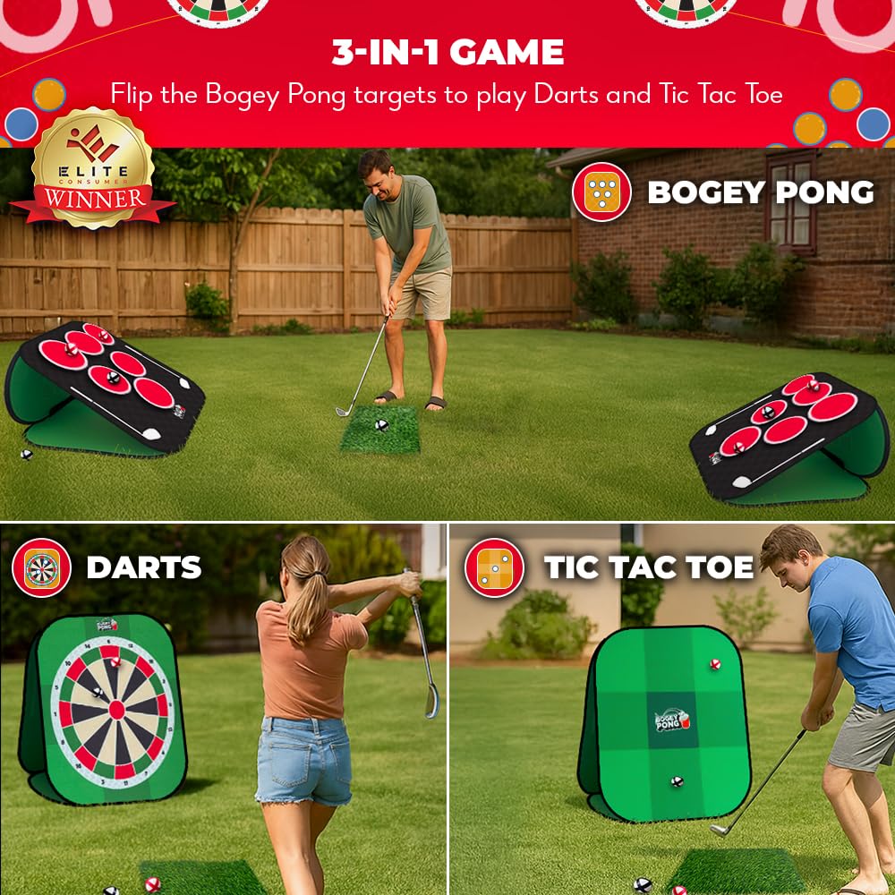 SWOOC Bogey Pong removable discs offer flexible game options.