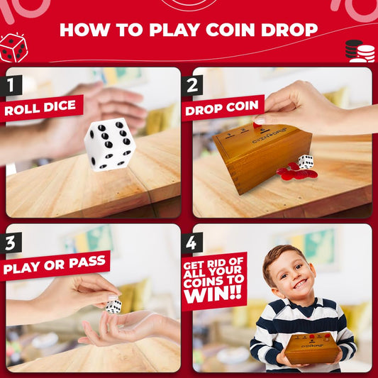SWOOC Coin Drop coins included for up to six players