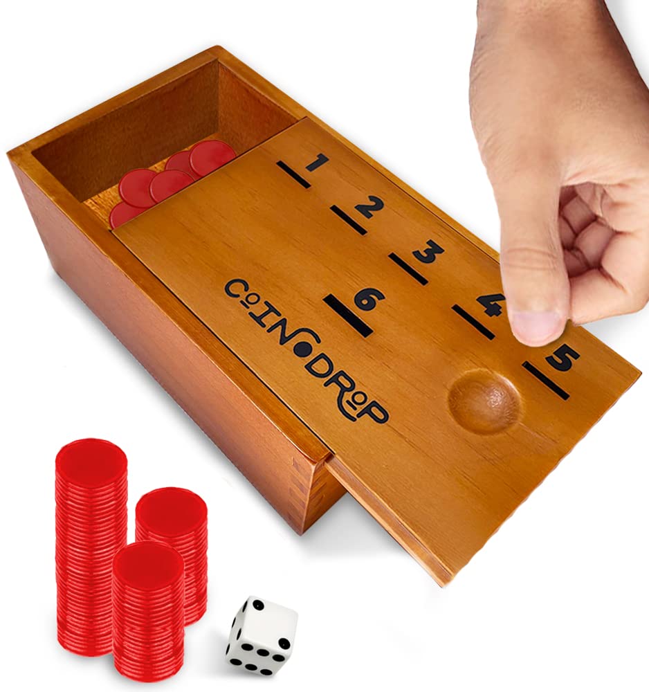 SWOOC Coin Drop dice game setup for family play and quick rounds