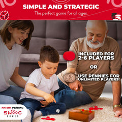 SWOOC Coin Drop in action with rolling die and slot strategy