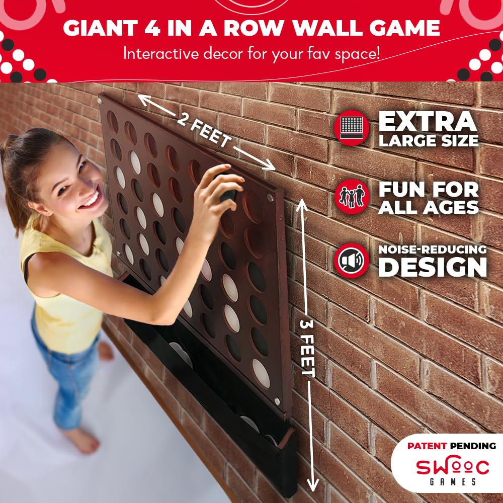 SWOOC Games 60% quieter design reduces noise during play enhancement.