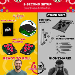 SWOOC Tic Tac Toe area supports quick casual matches.