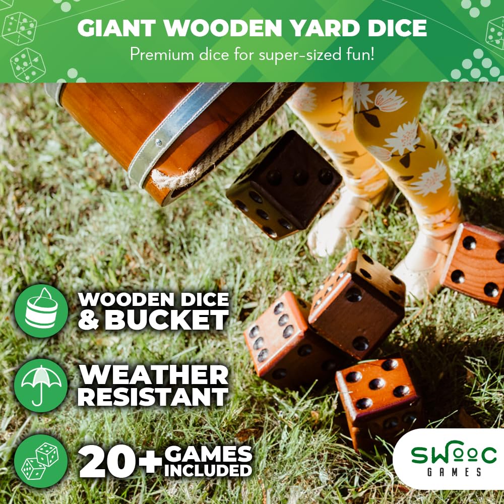 SWOOC scorecards and marker help quick scorekeeping during lively yard sessions.