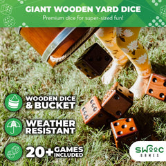 SWOOC scorecards and marker help quick scorekeeping during lively yard sessions.