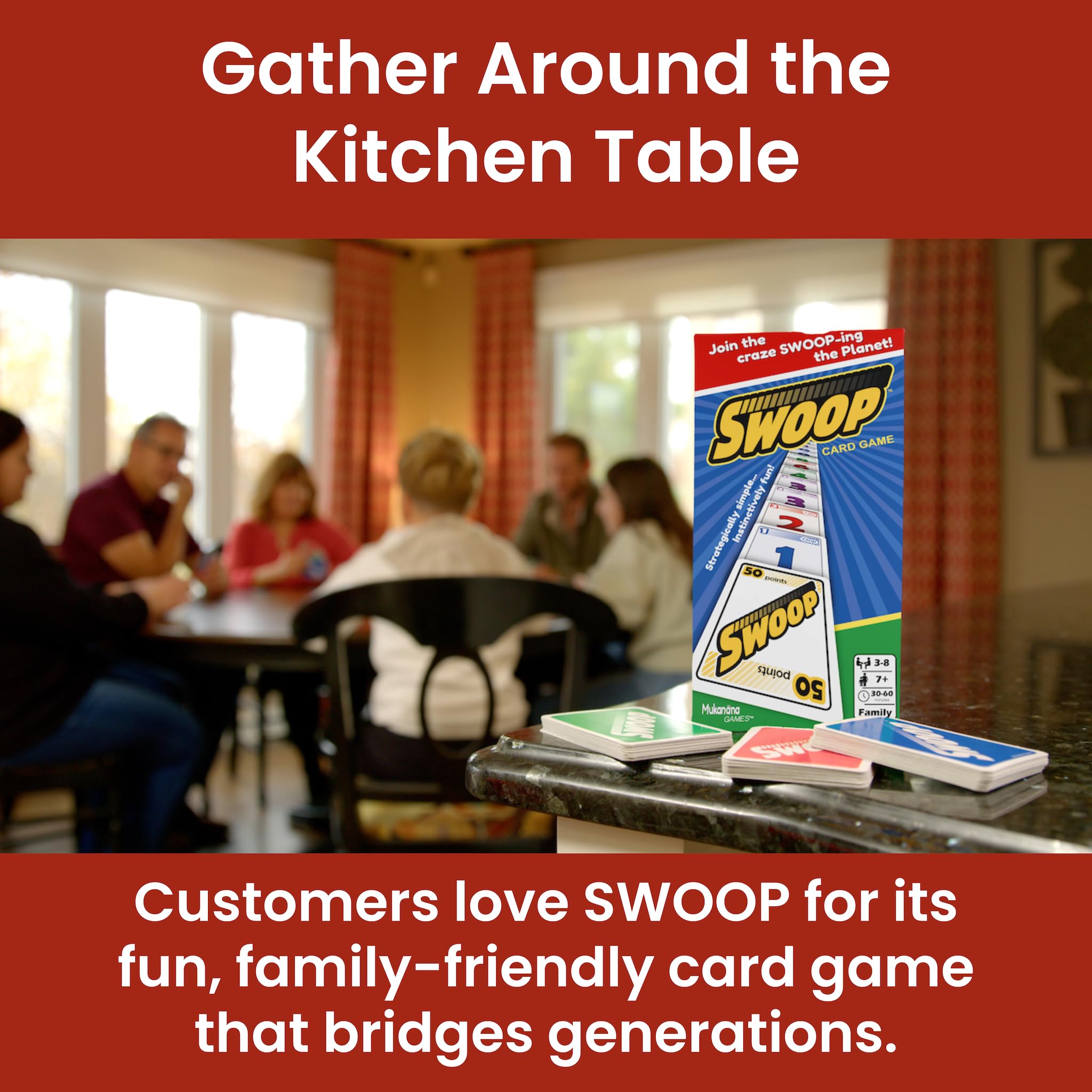 SWOOP Card Game offense strategy hints for bold moves.