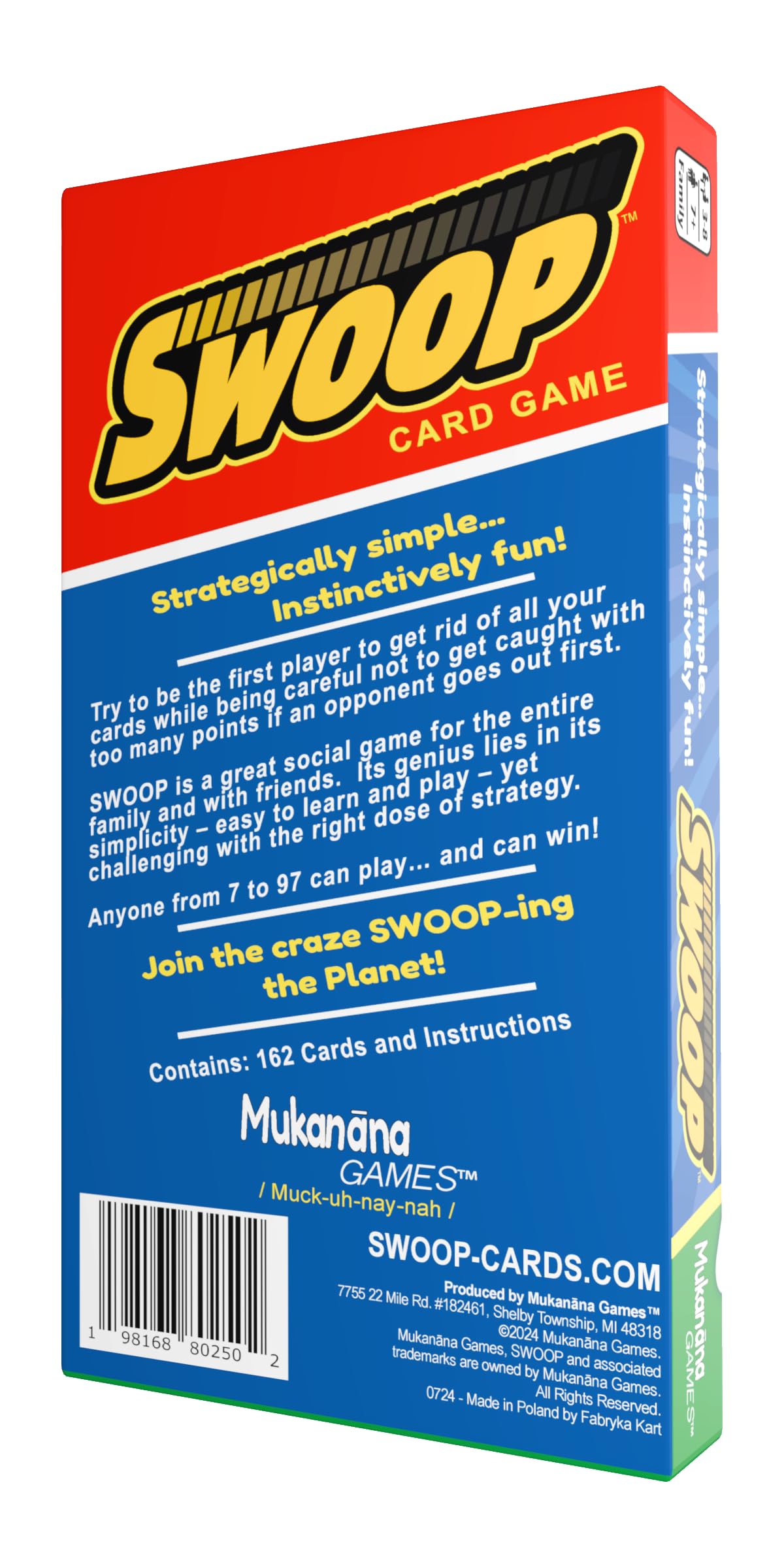 SWOOP Card Game purple expansion deck enables larger game nights.