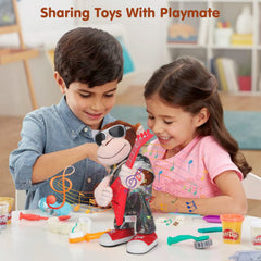 SWTOIPIG Dancing Monkey Plush Toy battery-compartment access enables easy setup
