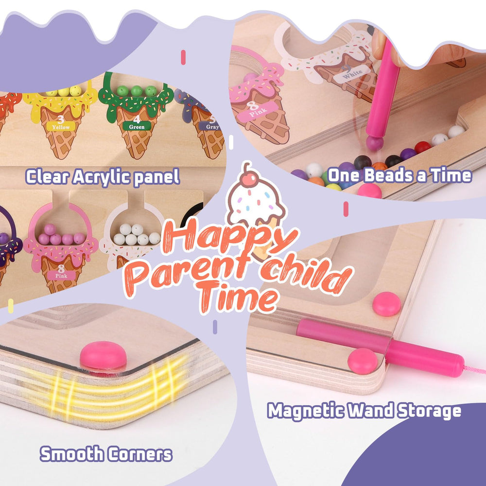 Syahro color-sort-and-count play supports early numeracy and fine motor skills.