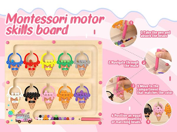 Syahro magnetic-stick design stores neatly and reduces misplacement during play.