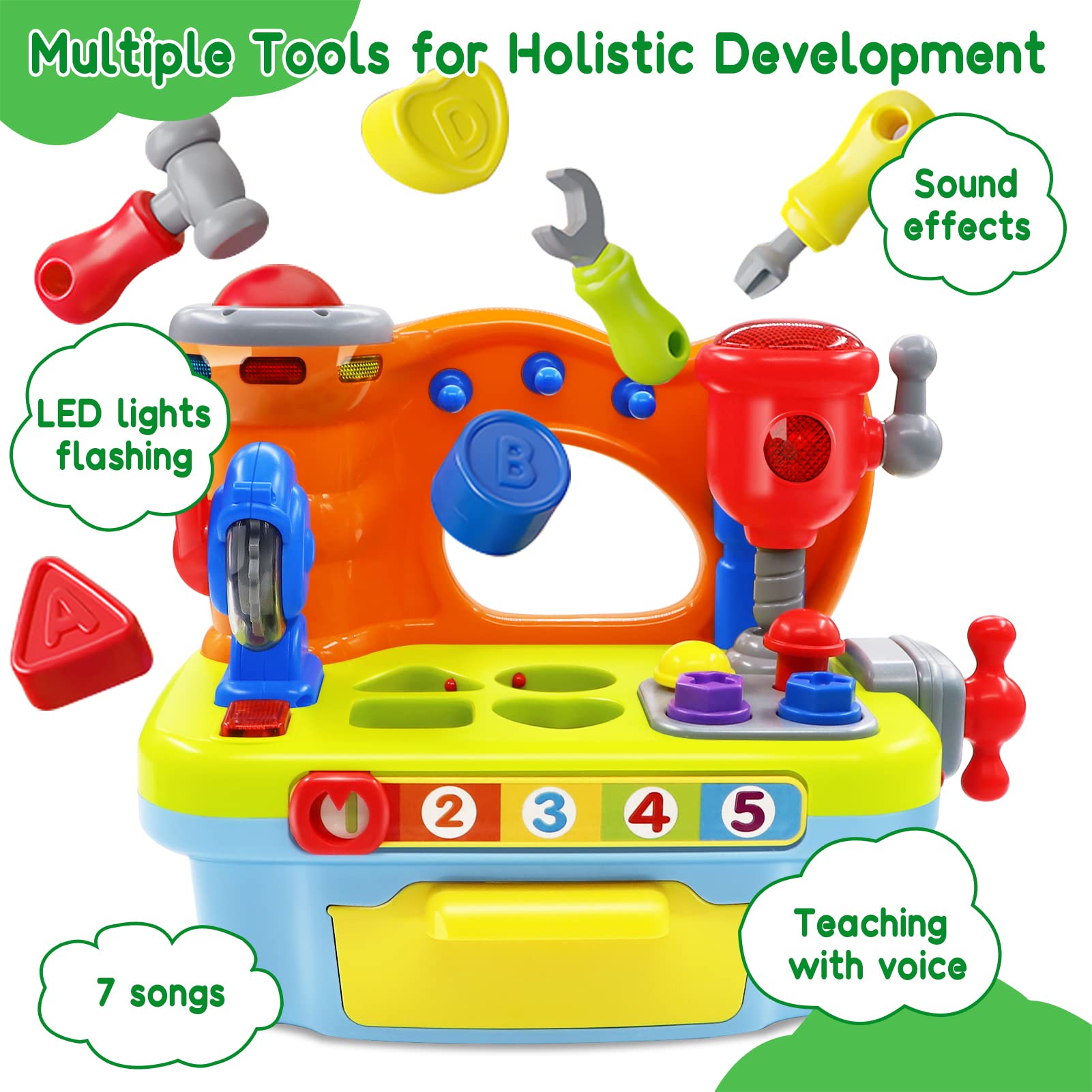 SYAOMUNLY counting tools aid early math and phonics through pretend tasks.