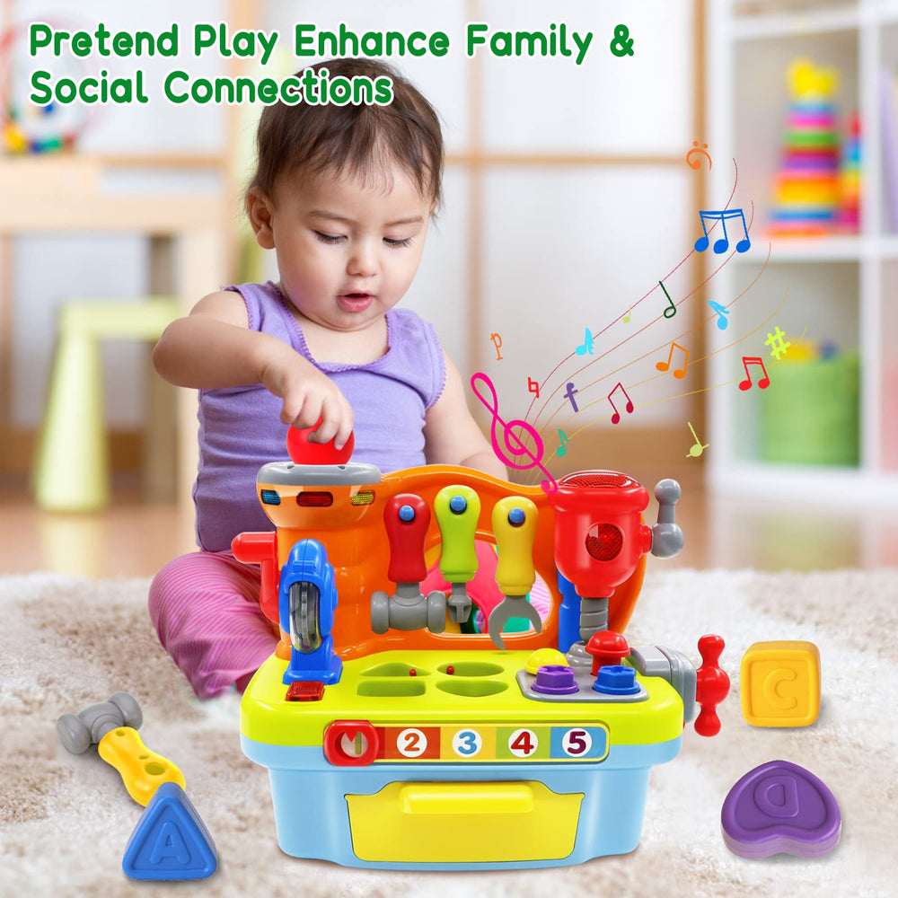 SYAOMUNLY shape blocks promote color and shape recognition through hands-on play.