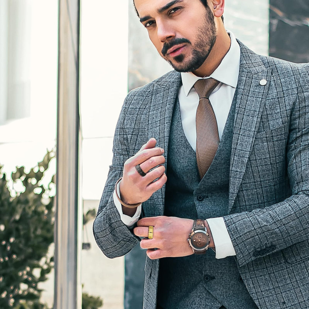 SYDNFZY men's ring on finger for daily wear and anxiety management