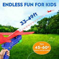 SYHLN LED foam planes flying for bright backyard fun.