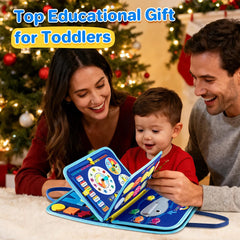 SYHLN gift-ready busy board offers screen-free learning for birthdays
