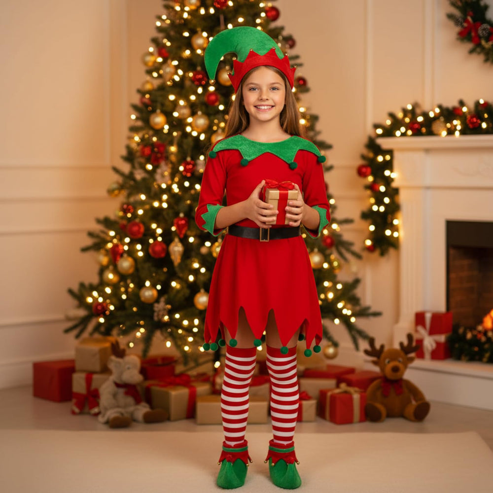 Syhood elf shoes add comfortable, playful charm to the ensemble