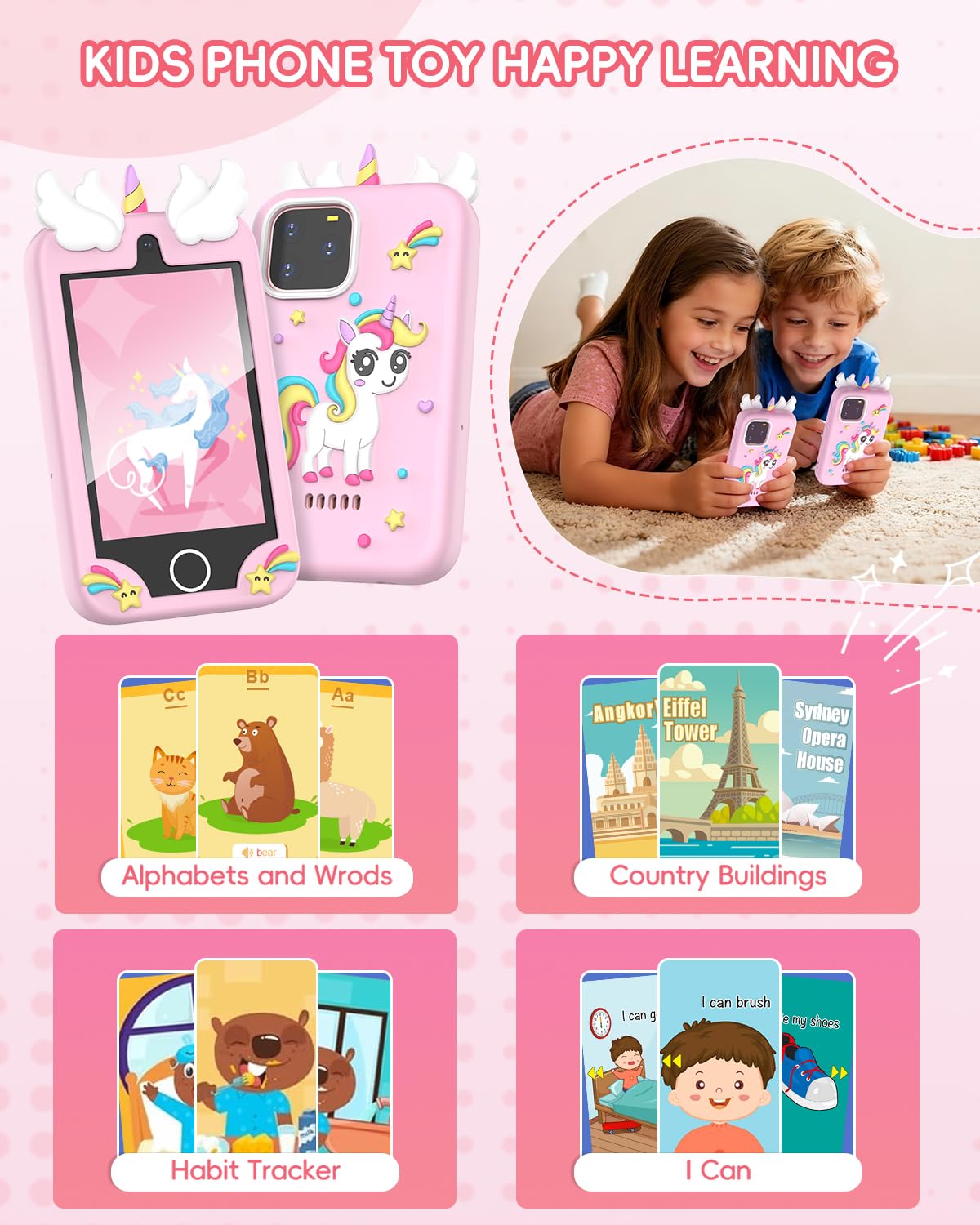 Sylvanthos pink silicone case highlights drop protection