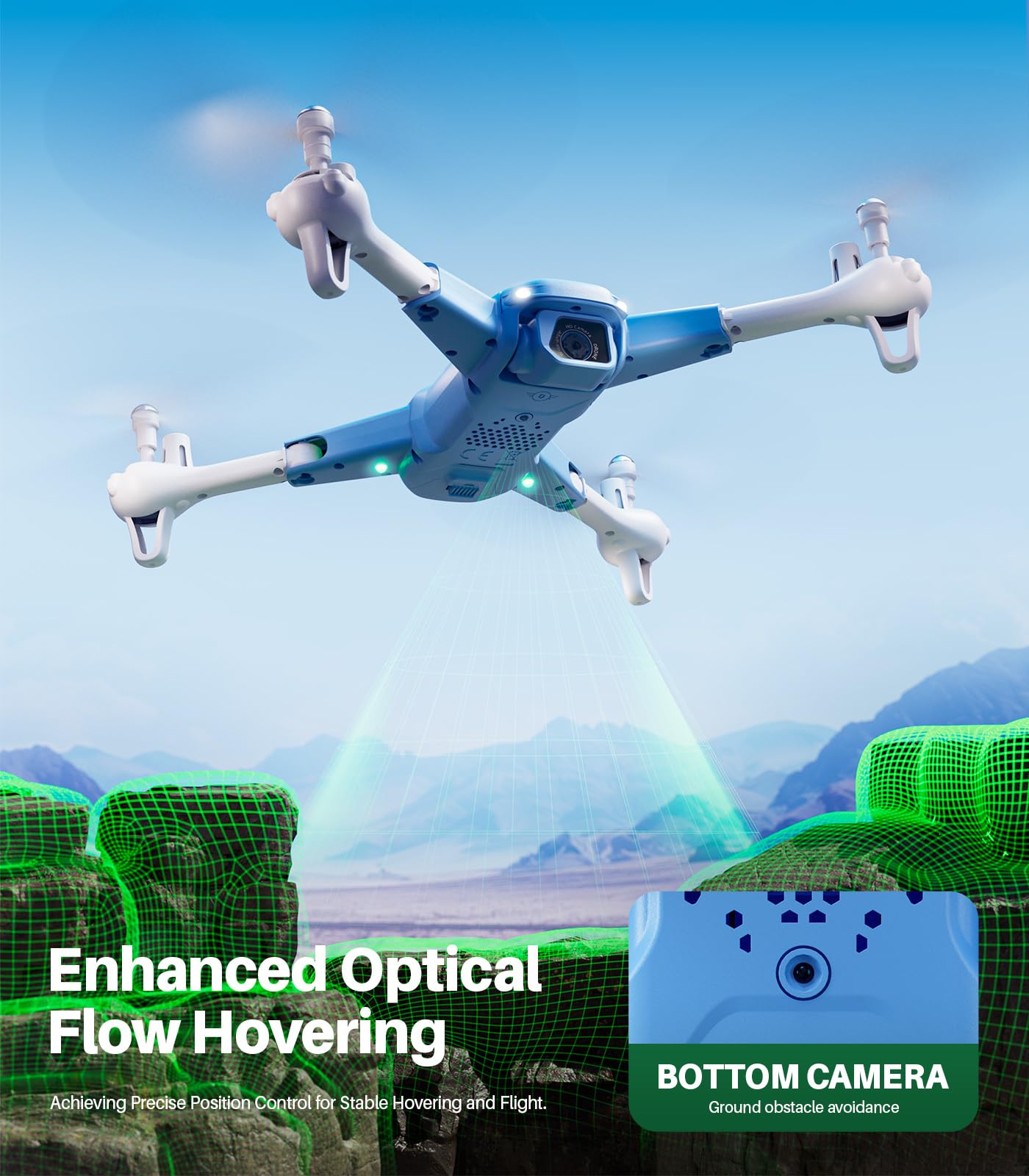 SYMA drone performing 3D flip and trajectory flight for dynamic maneuvers