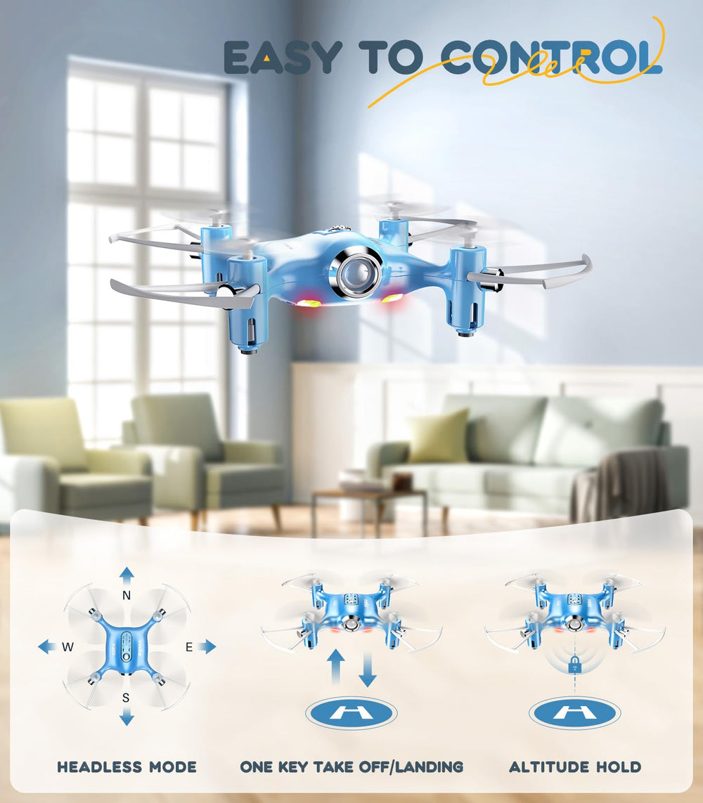 SYMA protective guards provide safe indoor operation around pets and furniture.