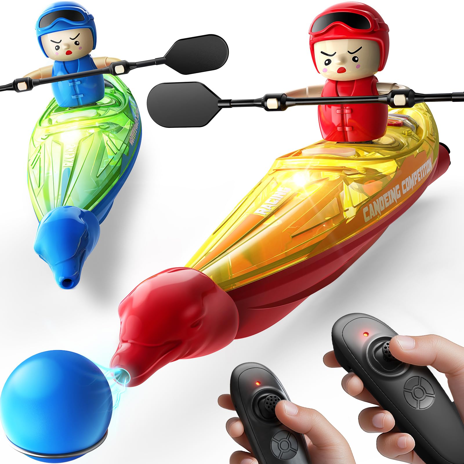 SYMA RC Boats with dual dolphin magnet design for pool races