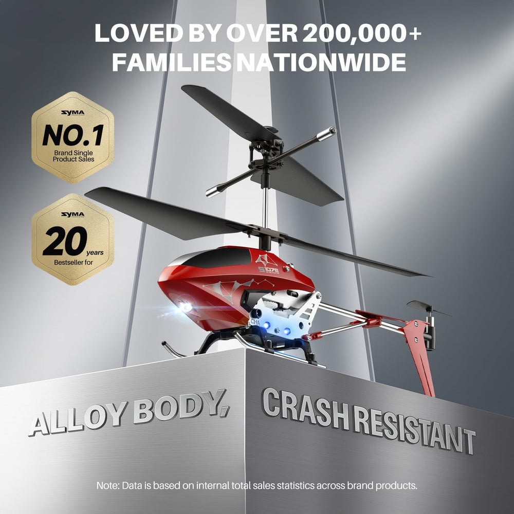 SYMA S107H-E altitude hold demonstrates stable hover.