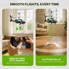 SYMA S51H low-battery reminder flashing lights signal safe landing