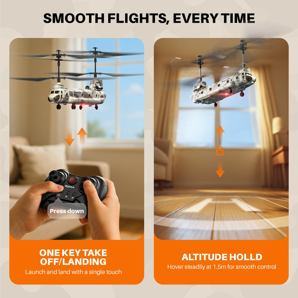 SYMA S52H altitude hold provides steady hover for calm indoor practice