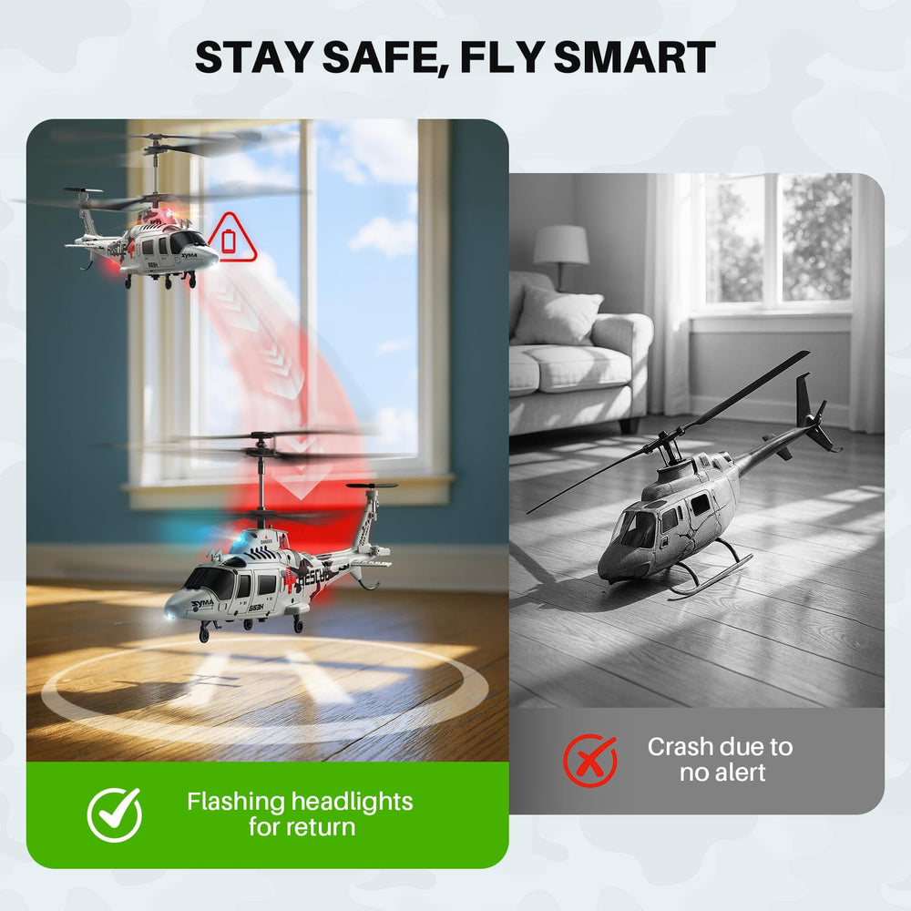 SYMA S53H beginner-friendly takeoff demonstrates effortless lift-off.