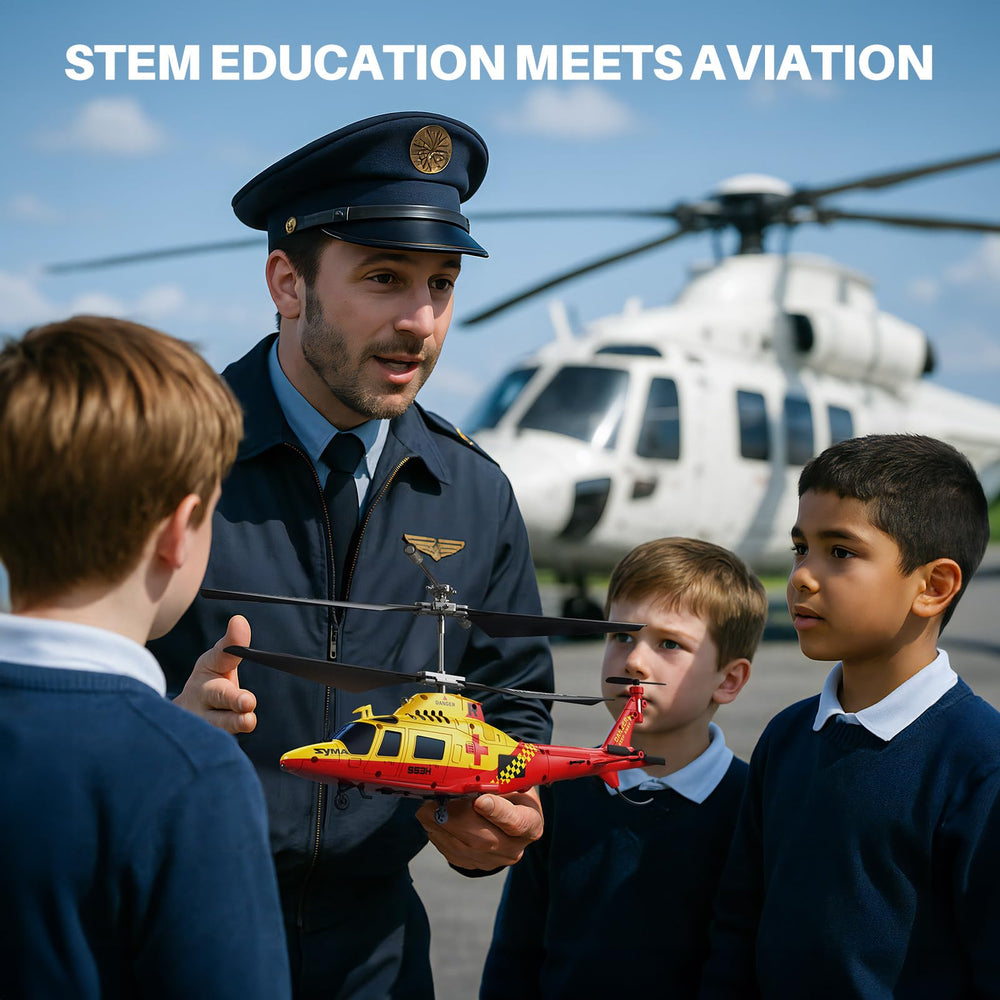 SYMA S53H one-key takeoff for easy, safe launch every session