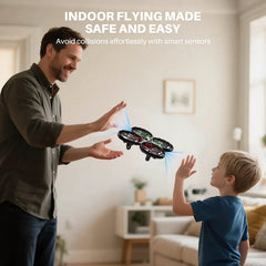 SYMA X100 one-button takeoff showcases beginner-friendly setup for easy learning.
