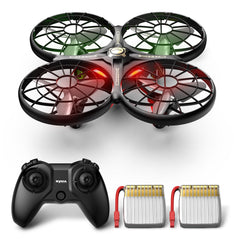 SYMA X100 drone demonstrates obstacle avoidance for safer indoor flights.